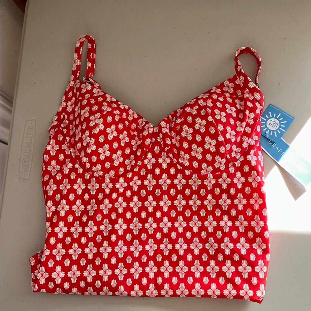 NWT Draper James Vibrant Red Garment Size Large - Picture 14 of 14